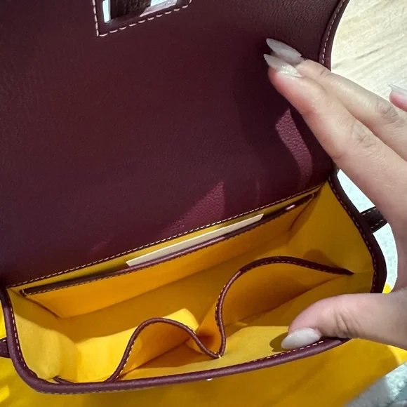 Goyard Belvedere II Messenger Bag Coated Canvas PM Burgundy - Picture 4 of 12